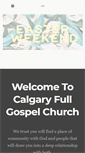 Mobile Screenshot of calgaryfullgospel.com